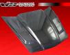 VIS Racing Carbon Fiber C6 Corvette SCVCowl Induction Hood Heat Extractor
