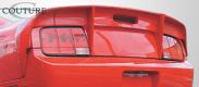 2005-2009 Ford Mustang Couture Polyurethane Demon Wing Trunk Lid Spoiler - 3 Pie