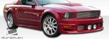 2005-2014 Ford Mustang Duraflex GT500 Wide Body Side Skirts Rocker Panels - 2 Pi