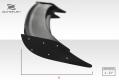 Universal Duraflex Saleen Wing Trunk Lid Spoiler - 1 Piece