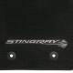 2014 C7 Corvette GM Floor Mats Black w/Stingray Logo and Red Border Stitching
