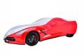 C7 Corvette 14-19 Car Cover - Red And Silver - Intro Tech