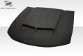 2010-2012 Ford Mustang Duraflex CVX Version 2 Hood - 1 Piece