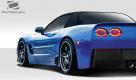 1997-2004 Chevrolet Corvette C5 Duraflex Stingray Z Side Skirt Splitters - 2 Pie