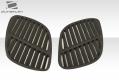 Universal Duraflex GTR Hood Vents Scoops Ducts - 2 Piece