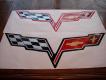 2005-13 C6 Corvette Full Color Hood Pad Logo Decal