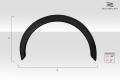 Universal Duraflex Fender Flares 7cm - 2 Piece