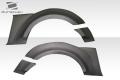 2015-2023 Ford Mustang Duraflex KT Wide Body Rear Fender Flares - 4 Piece