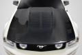 2005-2009 Ford Mustang Carbon Creations GT500 V2 Hood - 1 Piece