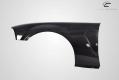 2005-2009 Ford Mustang Carbon Creations GT350 V2 Look Front Fenders - 2 Piece