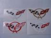 1997-04 C5 Corvette Full Color Flag Hood Pad Logo Decal