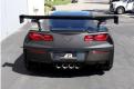 C7 Corvette GTC-500 Adjustable Wing with Spoiler Delete, Carbon Fiber Stingray, Z06