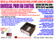 VSFM-002 STYLE Variable Speed DC Brushless Fan & Pump PWM Controller  