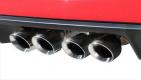 Corvette 2.5 Inch Axle-Back Dual Rear Exit with Twin 4.5 Inch Pro-Series Tips Xtreme Sound 09-13 Corvette 6.2 Liter Corsa Perfor