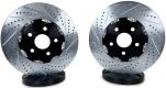 20-25+ C8 Corvette Z51 2-Piece Drilled & Slotted Front Rotors Includes 2, Baer B