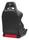Corbeau LG1 Racing Seat, LG1 Black Vinyl/Red Cloth , 25507PR