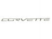 C6 Corvette Dash Domed 3D Air Bag Decals / Lettering