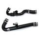 HPS Black Intercooler Hot Charge Pipe and Cold Side with Blue Hoses 15-17 Ford Mustang Ecoboost 2.3L Turbo