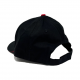 C8 Corvette Logo Structured Cap : Black/Red Sandwich Bill