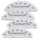 Corvette Brake Caliper Cover Set Body Color Matched with Black Bolts and Script 2005-2013 C6 only