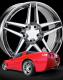 ACE Alloy C6 Corvette Offsets Corvette SLICK C6/Z06 Style CHROME Wheels 18x9.5 and 19x11 