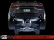 16-22+ Camaro SS Touring Edition Axle-Back Kit, Diamond Black Dual Exhaust, AWE Tuning  