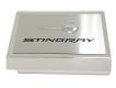 C7 Corvette Stingray Stainless Steel Fuse Box Cover with Stingray Emblem and Script