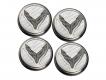 2020-2024 C8 Corvette Engine S/S Cap Covers - Carbon Fiber Vinyl Insert
