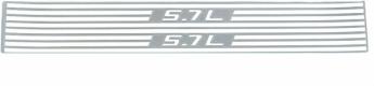 C5 Corvette Fuel Rail Cover Letter Set - Sivler Metallic