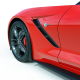 C7 Corvette ACS XL Front & Rear Wheel Rock / Splash Guards Set, Painted in Carbon Flash Metallic