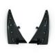 C7 Corvette ACS XL Front Wheel Rock / Splash Guards, Pair, Painted in Carbon Flash Metallatic