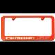 Camaro SS Exterior Custom Painted Color License Plate Frame