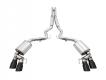 AWE Touring Edition Cat-back Exhaust for the 2018+ Mustang GT - Quad Diamond Bla