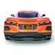 2020+ C8 Corvette Stingray Rear License Plate Filler - With Plate Frame