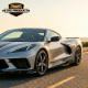 2020+ Corvette C8 Stingray Side Skirts Rock Guards Carbon Flash