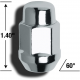 Corvette Gorilla Lug Nuts and Wheel Locks - Chrome (Set) : 1997-2019 C5,C6,C7,Z0