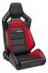 Corbeau Sportline  Racing Seat, RRX Black, Red HD Vinyl, 55070PR, PAIR
