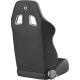 Corbeau A4 Racing Seat,  Black Cloth Wide, 60091WPR