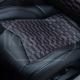 C8 Corvette Premium Custom Leather Seat Covers, All Black with Double HEX RED Stiching Accent Insert  
