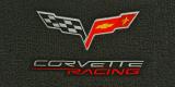 C6 Corvette Floor Mat Set - w/ Emblem : C6 / C6/Z06 2005-2007 Early Post Style