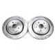16-22+ Camaro SS, Front & Rear Drilled & Slotted Rotors Includes 4, Power Stop