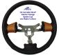 C6 05-UP Custom Painted C6 Corvette, Steering Wheel Spoke Cap Overlay