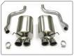 Corsa 05-08 Chevrolet Corvette C6 6.0L LS2 V8 Polished Xtreme Axle-Back Exhaust