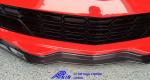 C7 Z06 Corvette 15-19, Replica Front Splitter Center pc only, 1 pc, Matte Black, Carbon Fiber