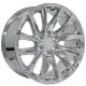 OE Wheels CA90 20x9 6x139.7 28et Chrome Wheel SS: 9513545