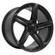 C8 Corvette Stingray and Z51 Models 20x11 SATIN Black 5 Spoke Rim, Reproduction, Single 