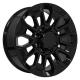 OE Wheels CV53B 22x8.5 8x180 44et Gloss Black Wheel