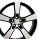 2010-2015 Camaro SS Style Black w/ Machined Face Finish Reproduction Wheels 20x9, Each