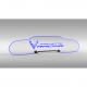Corvette WindRestrictor Illuminated Glow Plate - Flags With Corvette Racing Coup