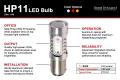 1156 LED Bulb HP11 LED Amber Pair Diode Dynamics